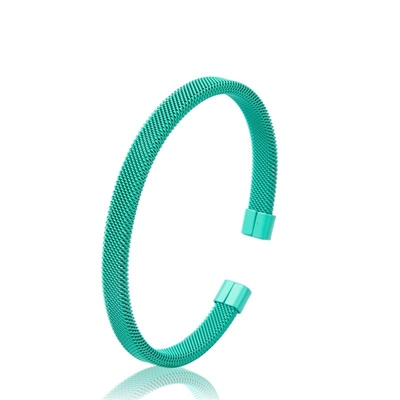 De Armbandarmband van het nikkel Vrije Roestvrije staal, de Groene Armband van de Manchetarmband