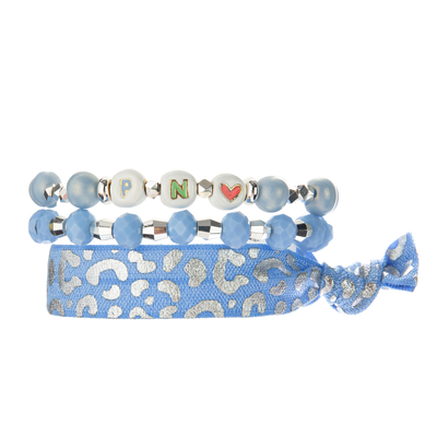 Zilveren Foiled Geparelde Armbandenreeksen, 7,25“ Sterling Silver Bangles Set