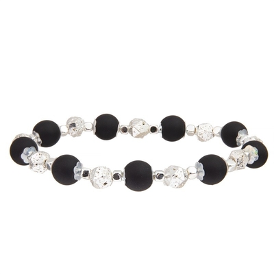 De Ruimte van de bloemvorm parelt Armbanden worden aangepast met glanst Zilveren Bal die