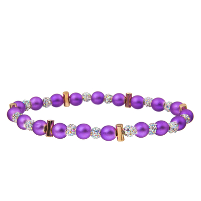 7 Armbanden van kleuren de Met de hand gemaakte Parels met Crystal Ball