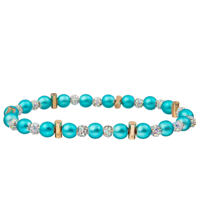 7 Armbanden van kleuren de Met de hand gemaakte Parels met Crystal Ball