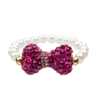 De mooie Geplaatste Armbanden van Vlinderdas Met de hand gemaakte Parels