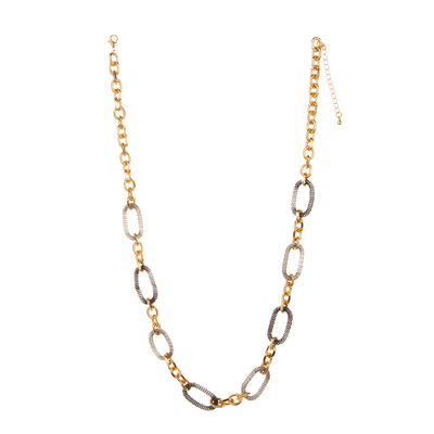 Kleurrijke o-Ketting Charme14k Vergulde Keten Verbindingshalsband voor Vrouwen