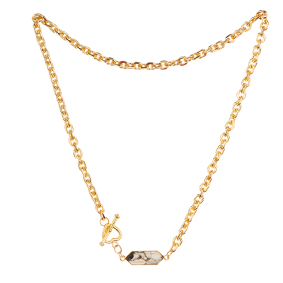 De Europese Eenvoudige Halsband van de de Kettingsverbinding van de Manier14k Vergulde Tegenhanger