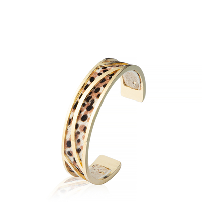 DIY-Armbanden van het Patroon de Goud Geplateerde Messing met Veranderlijk Leer