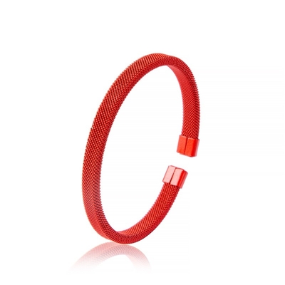 rode de Armbandarmband van het Verfroestvrije staal, de Punknorm van de EU van de Stijlarmband