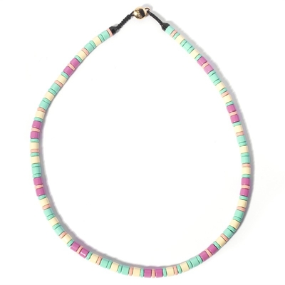 De Halsband Geometrisch patroon van de legerings Materieel Veelkleurig Nauwsluitende halsketting voor Dame