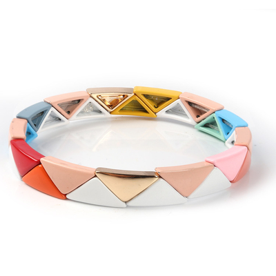 Multi de Parelarmband van de Stapel3pcs Tegel Kleurrijk voor Vrouwen en Mannen
