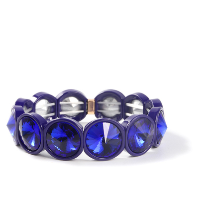 Met de hand gemaakte de Tegelarmband van het Rekemail, Regenboog Crystal Diamond Bead Bracelets