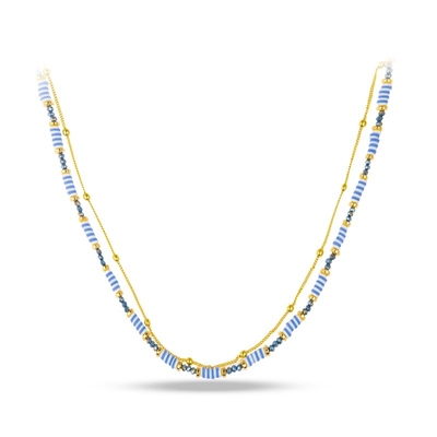 De groene Veelkleurige Geparelde Halsband van de Metaalketting, Multistapel Heishi bracht aanin lagen geparelde halsband