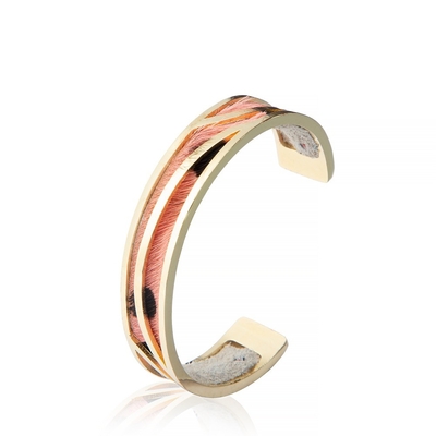 Roze het Haararmband van het Luipaardpaard
