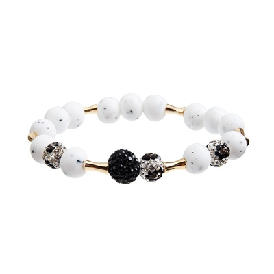 OEM Shambhala Rotsbal Crystal Stretchy Bracelets Twinkling For Jonge Dame Wear