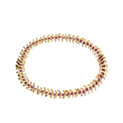 Pijlhematiet Elastisch Crystal Bracelets, OEM Stapelbare Geparelde Rekarmbanden