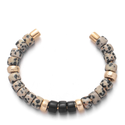 De luipaard Dot Handmade Beaded Bangles High poetste Dagelijkse Slijtage op