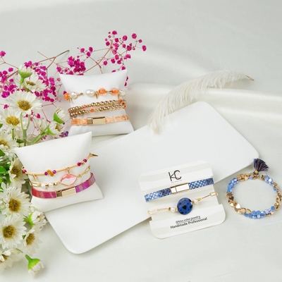 0.7mm het duidelijke elastische Geparelde van het het Leerkristal van de Armbandstapel Vastgestelde Hete Roze Materiaal van Zircon
