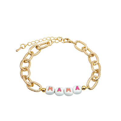 Armband van de Diy14k de Gouden Zilveren Geplateerde Geparelde Brief met Zeekreeftbeëindigen