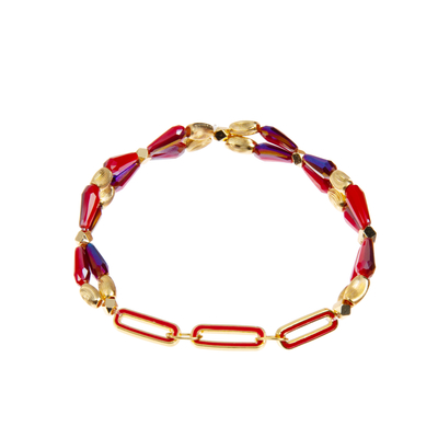 Traan Crystal Handmade Beads Bracelets Weaved voor Kerstmisinzamelingen