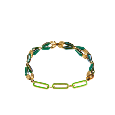 Traan Crystal Handmade Beads Bracelets Weaved voor Kerstmisinzamelingen