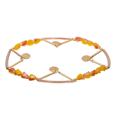 Crystal Stretchy Spring Zircon Star-de Regenboogkleur van Kettingsarmbanden