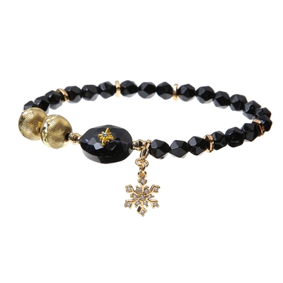 Verglaasde de parel Turkooise Pastelkleur Elastisch Crystal Bracelets met Glas Parelskoord