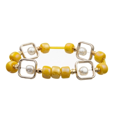 De Greep van Crystal Bead Bracelet With Magnetic van de leeromslag voor Meisje