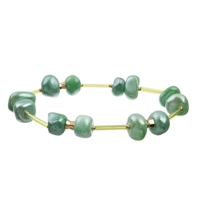 De geometrische Verse Groene Gift van Kleurencrystal beads bracelets vintage style voor haar