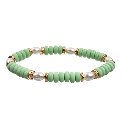 De geometrische Verse Groene Gift van Kleurencrystal beads bracelets vintage style voor haar