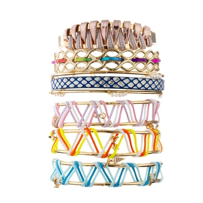 Inspirational Armband van het Regenboogleer met het Verdraaide Open Manchet van het Stijlmetaal