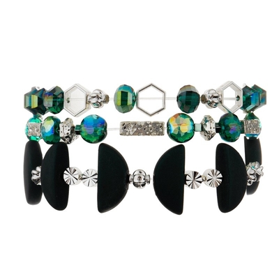 De Parels van de maanvorm met Zilveren Messing parelt de Armbanden Creatieve Juwelen van de Handambacht