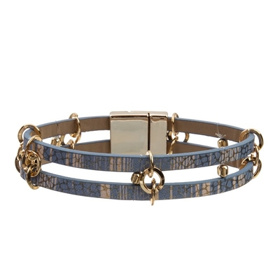 Dubbele van de het Leerarmband van Laagboho Met de hand gemaakte Dagelijkse de Juwelen Gouden Kleur