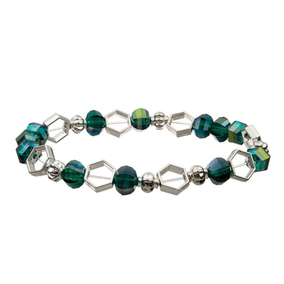 De Parels van de maanvorm met Zilveren Messing parelt de Armbanden Creatieve Juwelen van de Handambacht