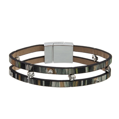 Groene Vastgestelde de Lenteinzameling van de Kleuren Stapelbare Armband voor Elegante Vrouwen