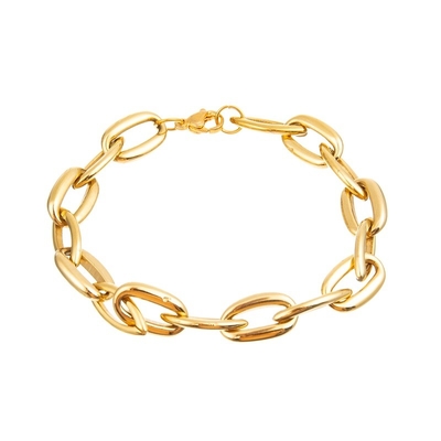 Van de de Verbindingsarmband van de roestvrij staal14k de Gouden Koele Ketting Stijl van Hip Hop