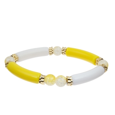 Het met de hand gemaakte Blok parelt Elastische van de de Lenteinzameling van de Armbandarmband de Kleurengift voor Meisje