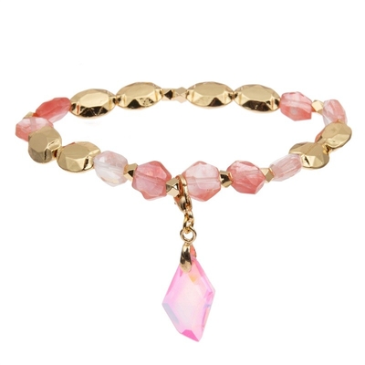 Halfedelstenen die Kostbare Unisex- van Crystal Stretch Beaded Bracelet Semi helen