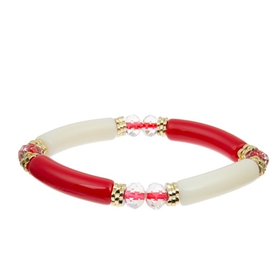 Het met de hand gemaakte Blok parelt Elastische van de de Lenteinzameling van de Armbandarmband de Kleurengift voor Meisje