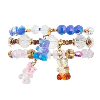 Jelly Bear Charm Handmade Beads-de Gift van de Kleurenbrithday van het Armbandensuikergoed voor Meisje