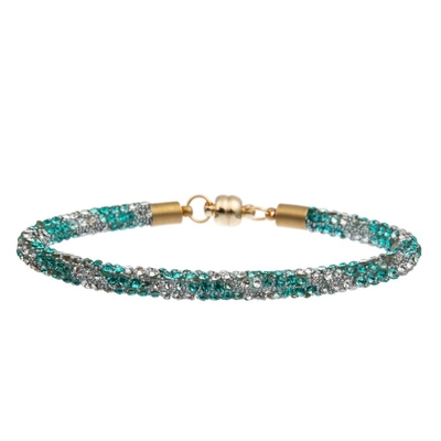 Het Leerarmband van met de hand gemaakte Boho-Stijlvrouwen met Magneetgreep