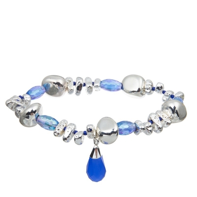 Van het de Stijl de Met de hand gemaakte Leer van het Bohomeisje Stapelbare Armband Vastgestelde Bule voor Verjaardagsgift