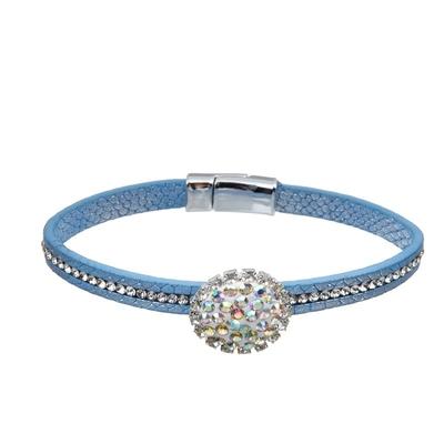 Van het de Stijl de Met de hand gemaakte Leer van het Bohomeisje Stapelbare Armband Vastgestelde Bule voor Verjaardagsgift