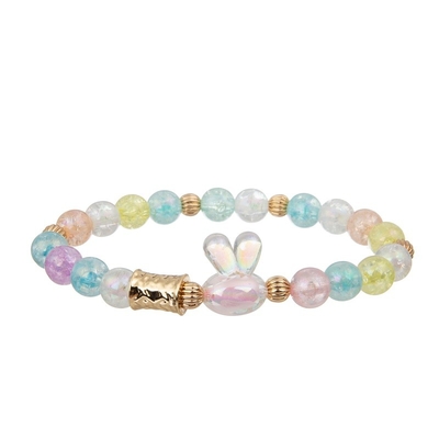 De Charme van de emailregenboog parelt de Vorm van de de Kleurenbloem van de Armbanddroom voor Tiener