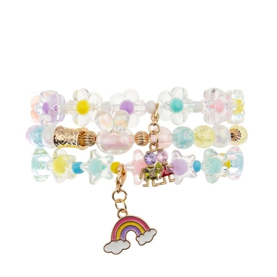 De Charme van de emailregenboog parelt de Vorm van de de Kleurenbloem van de Armbanddroom voor Tiener