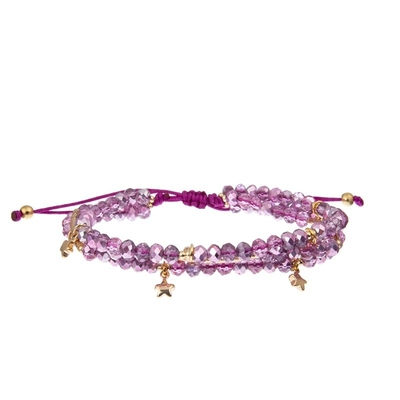 Vlechtten de het Festival Met de hand gemaakte Juwelen Vastgestelde Boho van de hippiesurfer Romantische Purpere Kleur