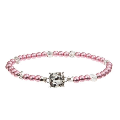 Vierkante Zircon Crystal Stretchy Beads Handmade Bracelet voor Vrouwengezelschapsspel