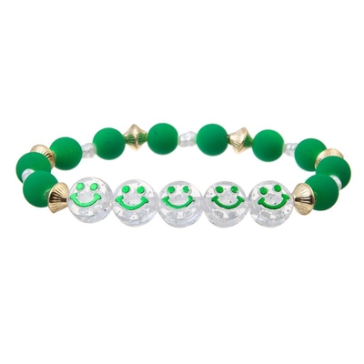 De groene Geparelde Geïnspireerde Gift van de Muntrek Geparelde Armband Ierland