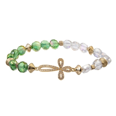 De groene Geparelde Geïnspireerde Gift van de Muntrek Geparelde Armband Ierland