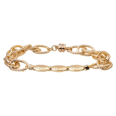 Verklarings14k de Gouden Keten Armband van Armbandchunky gold bracelet gold link